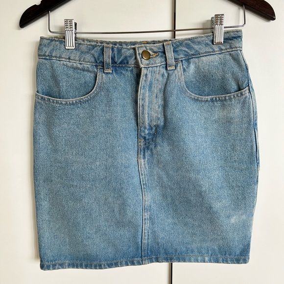 Denim Mini Skirt - Picture 1 of 3